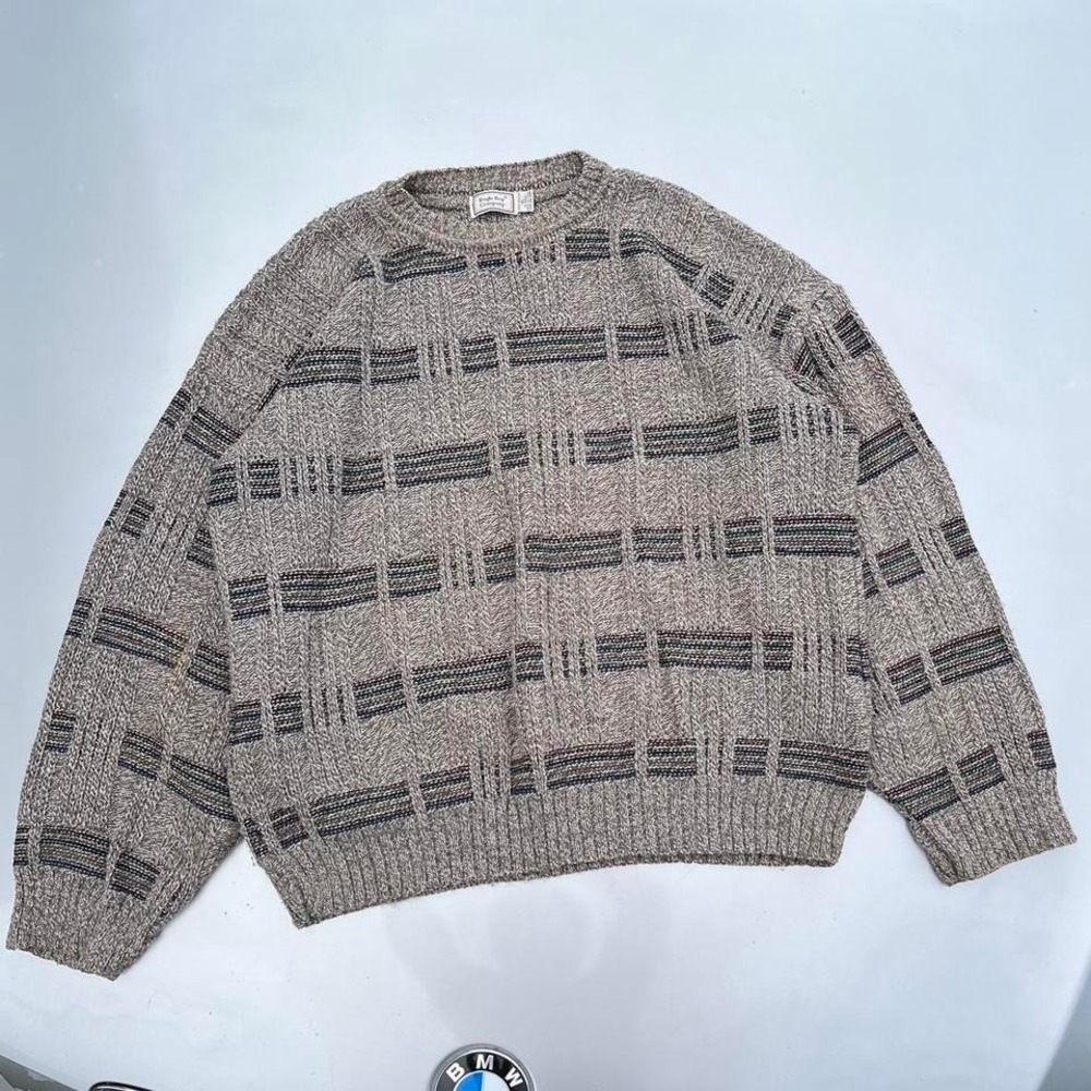 Vintage bugle boy, 3-D knit sweater